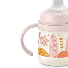 biberon taza vaso first sippy agua infantil niño niña aprendizaje antiderrame plastico duro