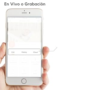 en vivo grabacion baby camdy app aplicacion nube SD Card