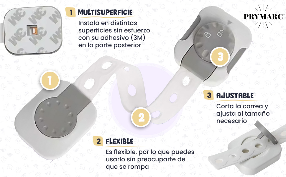 cerradura de seguridad multisuperficie