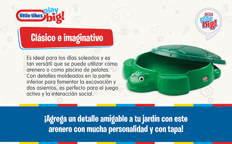 Little Tikes Arenero de Tortuga