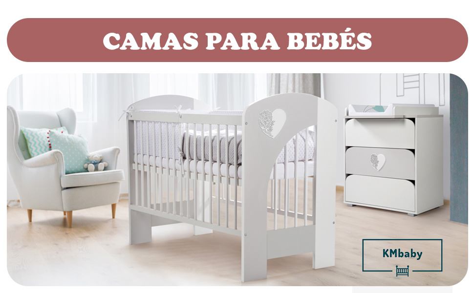 Las cunas de la marca KMbaby son productos fabricados con materiales sólidos y seguros por empresa 