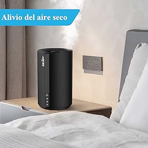 Ultrasónico Humidificador Bebes,Humidificador Aceites Esenciales,Humidificador Silencioso 30dB