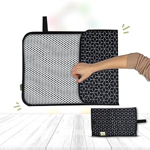 Viajando Colchoneta Para Cambiar Pañales Portátil Plegable Impermeable Para Bebés