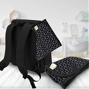 Viajando Colchoneta Para Cambiar Pañales Portátil Plegable Impermeable Para Bebés