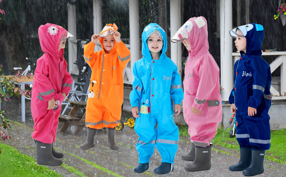 Niños Trajes de Lluvia 