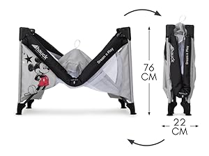 kinderreisebett einfach und schnell aufzubauen und klein zusammenklappbar