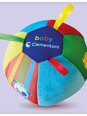 Baby Clementoni, clementoni, pelota musical, peluche con sonido, juguete para bebé 3 meses