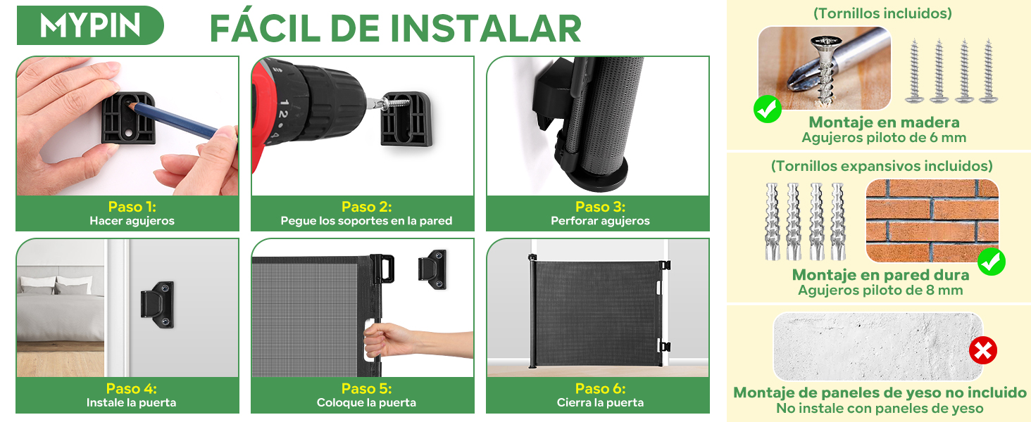 Puerta Seguridad Bebé Extensibles