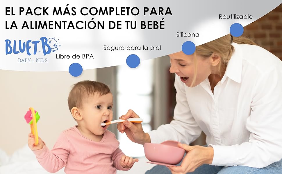 Reutilizable, Libre de BPA, Seguro para la Piel, Silicona