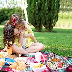 Plato de comida para niños