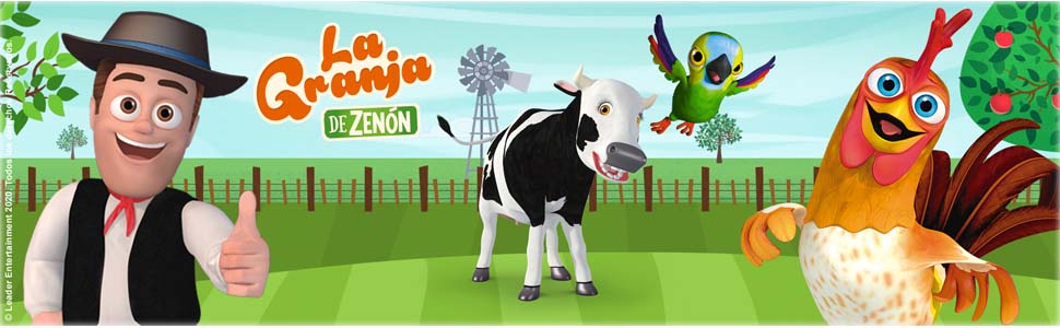 granja de zenon, juguetes bebes, peluches musicales, gallo bartolito, vaca lola, puzzles