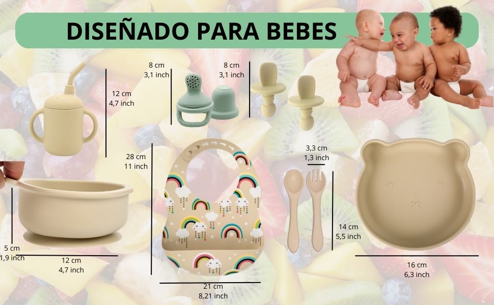 vajilla bebe ventosa