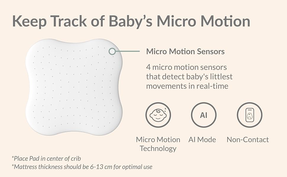 Mantén un seguimiento del micromovimiento del bebé