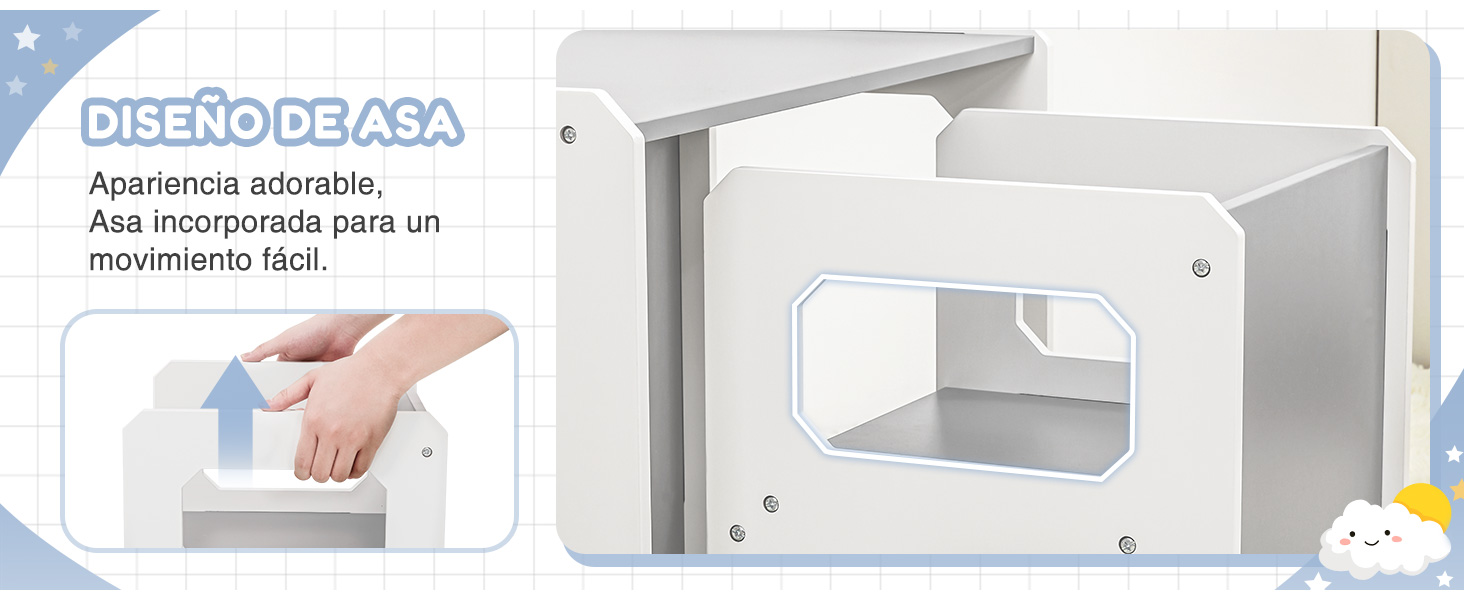 Conjunto de mesa y sillas para niños