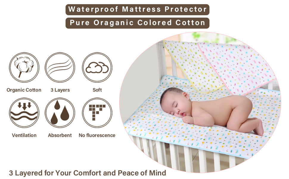 skin-friendly baby mattress pad