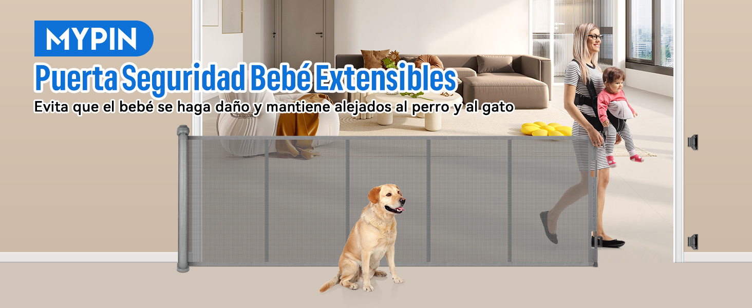 Puerta Seguridad Bebé Extensible