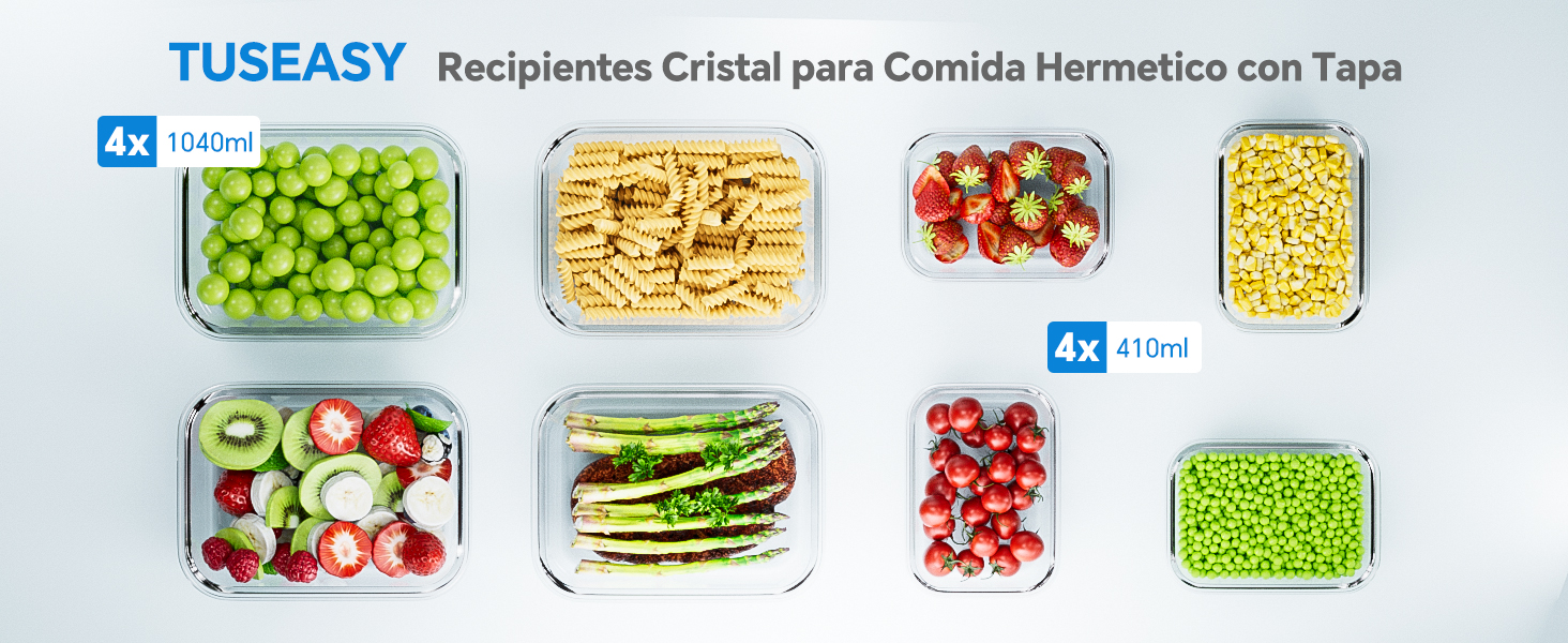 tupper cristal meal prep tapers de cristal