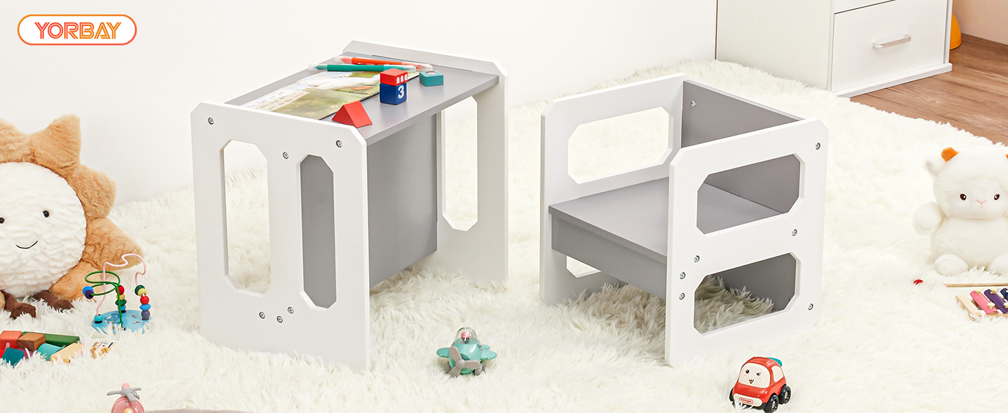 Conjunto de mesa y sillas para niños