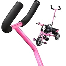 triciclo rosa para nenas niñas bicicleta de aprendizaje con barra de empuje 