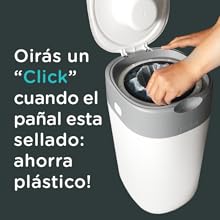 Sistema avanzado para desechar pañales Twist & Click de Tommee Tippee