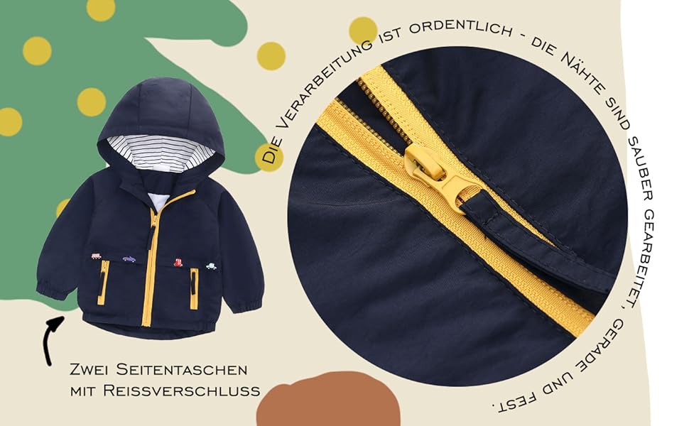 Chaqueta cortavientos para bebé niño