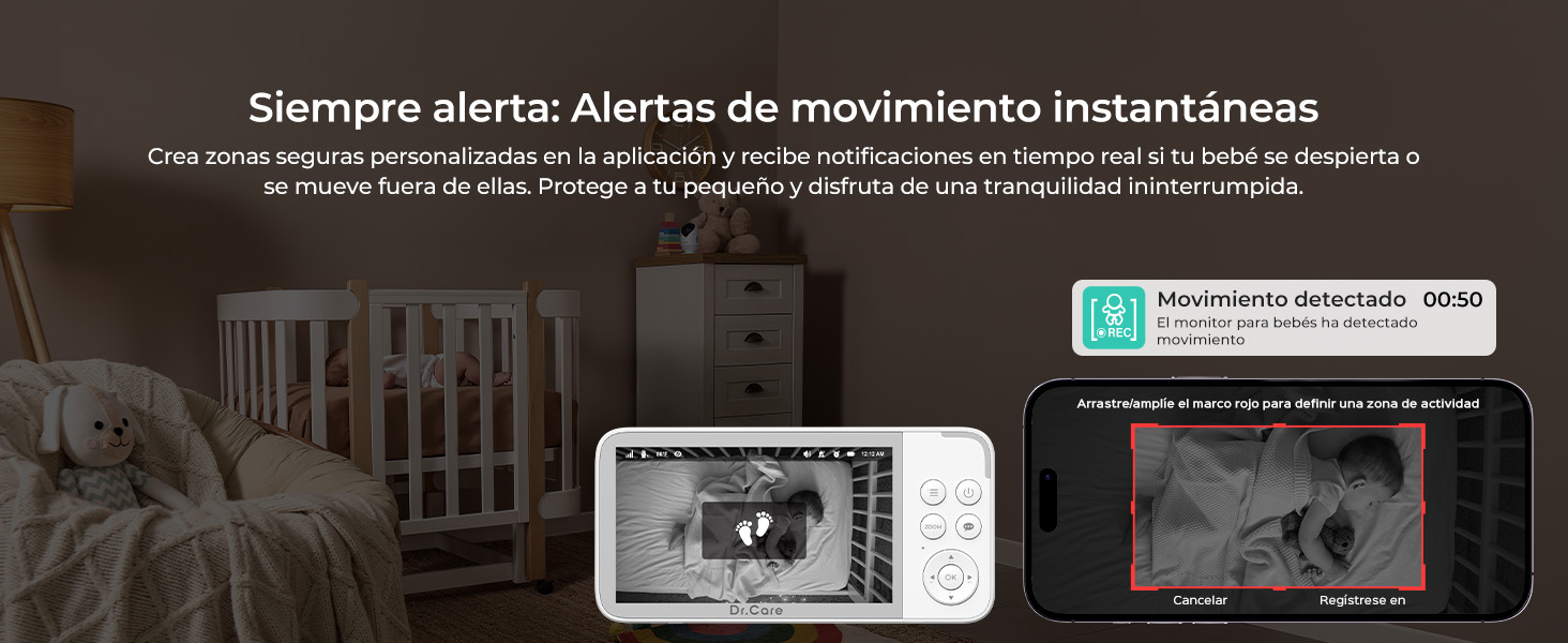 Dr.Care Monitor Inteligente para Bebés VistaView