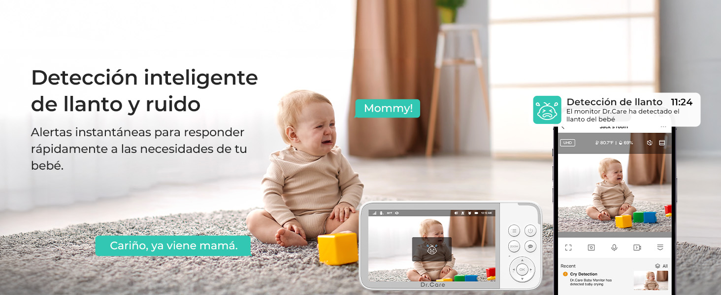 Dr.Care Monitor Inteligente para Bebés VistaView