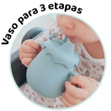 vaso de aprendizaje antiderrames, para tres etapas de desarrollo del bebe