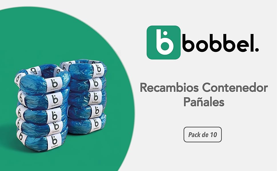 paquete de 10 recambios para contenedor de pañales