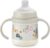 Suavinex, Vaso Aprendizaje Bebé con Boquilla de Silicona y Asas, Biberón con Asas, con Sistema Anticólico, Tapa Protectora, Vaso Antiderrame, 150 ml, para Bébés +6 Meses, Apto Lavavajillas, Gris