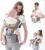 Bellababy Mochila Portabebés Multifunción para Bebés de 3 a 36 Meses, 6 Formas de Transporte en 1, Todas las Estaciones, Tamaño Ajustable, Perfecto para ir de Compras y Viajar (Gris)