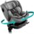 BABYAUTO – Silla de coche i-Size PATIA GR. 0+/1/2/3 hasta los 36Kg o 150 cm. Edad: 0 a 12 años – Giratoria y reclinable – Pata de apoyo, A contramarcha 18 Kg – ISOFIX Color: Moon Grey