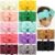 MiDoDo 12 Piezas Diademas Bebé de Nailon Diademas de Bebé Anchas con Lazo Hairband de los Bebés Recién Nacidos Diadema Elástica Suave Multicolor Banda para Cabeza para Niñas Bebé