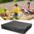 GOLRISEN Funda para Arenero Infantil de 150 x 150 cm Tapa para Piscina Pequeña de Tela Oxford Impermeable Cubierta Arenero Infantil para Exterior Funda para Tapar Piscina Proteger de Hojas Suciedad