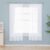 Deconovo Visillos para Ventanas Gasa Efecto Lino Cortina Transparente para Habitación Bebe Infantil con Bolsillos 2 Paneles 132 x 160 cm Blanco