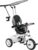 HOMCOM Triciclo para Bebés 6 en 1 Triciclo Evolutivo para Niños de +12 Meses con Toldo Plegable Mango de Empuje Telescópico y Desmontable Asiento Ajustable Cesto y Portabotellas Blanco