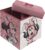 Superdiver Caja de almacenaje plegable con Tapa de Minnie Mouse – Licencia Oficial Disney – Silla taburete infantil con baúl para guardar cosas – Organizador de juguetes para niñas – 31x31x31 cm