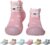 EDOTON Zapatos para Gatear Zapatillas para Caminar Bebés Niñas Zapatos Calcetines Zapatillas de Suela Blanda Antideslizantes Zapatos de Suelo para Bebés Niñas y Niños