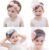 4PCS Diademas De Bebé Niña, Diademas Florales para Niñas Bebés, Diademas Elásticas para Bebés y Niñas, Diadema de Turbante para Bebé, Diademas de Bebe Niña Recién Nacida, para Niña