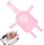 Aolso Red de Baño para Bebés,Asiento de Baño para Bebé Recién Nacido,Red de Soporte para Bañera,Alfombra de Bañera Antideslizante para Bebé,Asiento Hamaca Bañera Bebe(rosa)