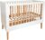 ATB Cuna Bebe Evolutive ILA – con 60×120 Dimensión Cunas para Bebes – Cama Bebe para en 0 3 Edad – Blanco Cuna de Bebe Camas – Dormitorio de Madera de Niños – Completa para Niños – Cuna Evolutiva