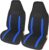 AUTOYOUTH Cubiertas de Asiento Delantero del Coche Auto Cubierta del Asiento del Cubo automotriz Ajuste Universal Cubierta de la Silla del Coche Cubierta del Asiento Asiento – Azul