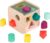 B. toys Cubo de clasificación Clasificador Madera – 9 Formas Coloridas – Juguete Educativo para niños – 18 Meses + – Wonder Cube, Multicolor, Medium (Branford Ltd. BX1763Z)