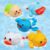 Ballery Juguetes Baño Bebe, Juguetes Bañera para Bebe Niños Niñas de 1 2 3 4 Año, 5 Pcs Juguetes Baño, Juguetes Piscina Bebe, Juegos de Agua para Niños