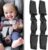 Clyhon Clip para Asiento De Coche, Clip De Asiento De Bebé, Clip De Seguridad del Asiento De Coche, Hebilla De Seguridad del Asiento, Hebilla De Seguridad para Niños,Hebilla para, 2 piezas negro