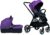 Cochecito de paseo Casualplay Optim con capazo, color purple