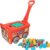 ColorBaby Color Block – Bloques construcción bebé, Trolley Coche Bomberos, 30 pzas rígidas de Colores, Varias Formas, Juego Piezas encajables, Juguetes didácticos 18 Meses, 47162