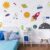 decalmile Espacio Exterior Estrellas Planetas Pegatinas de Pared Decoración Infantil de Pared Vinilos Decorativos Habitación Infantiles Guardería Niños Bebés Dormitorios