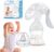 Edibaby, Sacaleches Manual, Extractor de Leche Materna, Colector, 130ml, Ergonómico, Antideslizante, Sin BPA, Rápida y Cómoda Posición de Succión, Lactancia