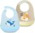 EIHI Baberos de Silicona – 2 Piezas Baberos Bebe Impermeables de Silicona – Babero Silicona Bebe libre de BPA – Súper Suaves – 6 Tamaños Ajustables con Bolsillo Grande para Atrapar Comida